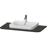 Duravit Console Happy D.2 Plus, 1000x550 mm, 1 découpe, pour meuble sous-lavabo HP4941, HP4961, HP4971, HP031E06969