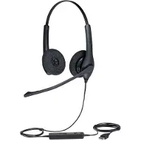 Jabra YOU'RE ON JABRA 3133337 Casque BIZ 1500 Duo - supra-auriculaire, filaire, USB