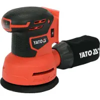 YATO Ponceuse excentrique sans fil 18 V, 125 mm, sans batterie