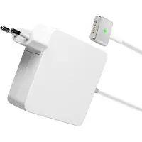 Avizar , chargeur magnétique (85W) avec indicateur LED pour ordinateur portable Apple MacBook, blanc