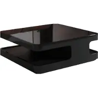 Xl Moebel Gmbh Table basse Design Table basse bois verre Table de salon Tables basses Italie Nouveau