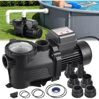 Vevor Pompe Piscine 550 W Pompe Filtration Piscine 14000 L/h pour Piscines Hors Sol Enterrées