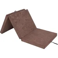 Stanislaw Jurga Matelas pliant "BEN" - 195×80×8 cm - pliable, housse lavable, tissu Aloba, comme lit d'invité, tapis d'entraînement ou pouf | PillowPrim