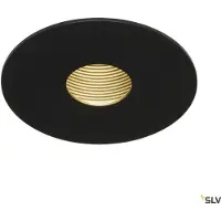 SLV H-Light lampe encastrée ouverture ronde noir 12W 20 2700K incl. pilote
