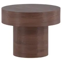 Furnlux Classic FURNLUX Table basse Malung Walnut 50cm / Hauptfarbe : Braun / Abmessungen : 50 x 50 x 40 cm