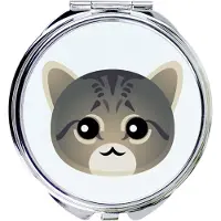 Art-Dog Miroir de poche asiatique Tabby de la marque