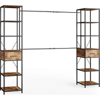 Vicco Armoire Fyrk Chêne rustique 180x187cm, Model 34193