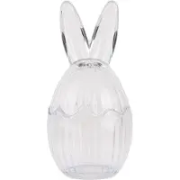 Clayre & Eef Pot en verre uf Ø 8x17 cm Verre transparent