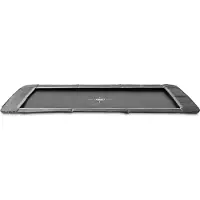 Exit InTerra Trampoline Sportive 244x366cm – Au niveau du sol – Rectangulaire – pour Enfants – Noir