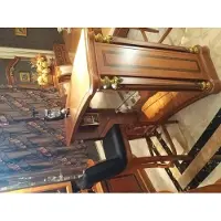 AEA Chaise de bar Chaises en cuir pour comptoir de bar table tabouret Nouveau baroque rococo