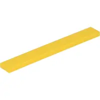 LEGO 1x8 carreaux 4162 - 10 pièces jaune