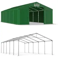 Das Company Été Magazine Tente 5x10 Vert SUMMER MSD