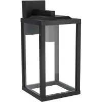 EDO Luminaire de jardin Applique murale de façade GAIA T BLACK E27 noir IP44 EDO777369 Garden Line