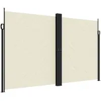 Syfax Auvent latéral rétractable crème 200x1000 cm