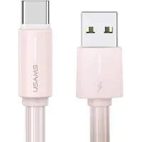Usams Kabel Usb-C 3A Yu Series 1Musb-C/Usb-A Różowy/Pink Sj732Usb04 (Us-Sj732)