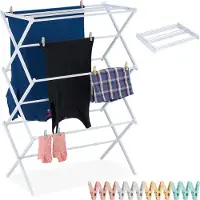 Relaxdays Séchoir à linge pliable
