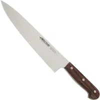 Arcos Couteau de chef Palisander 263600 Acier inoxydable Nitrum et mangue Acier inoxydable Bois de rose avec lame de 25 cm et lame de couverture