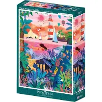 Pieces & Peace Pièces de Puzzle & Paix – Fonds Marins Colorés – 1000 pièces