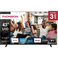 Thomson TV LED 4K UHD 43UG4S14, 43 pouces (109 cm), Google TV, HDMI 2.0 + HDMI 2.1
