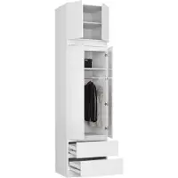 RAUMHIRSCH FURNITURE Armoire fonctionnelle S60 avec rehausse et 2 tiroirs