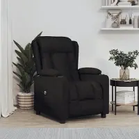 Prolenta Maison Exclusive - Fauteuil relax électrique noir tissu