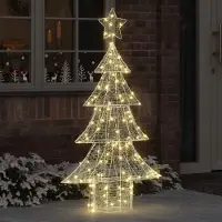 Prolenta Maison Exclusive - Sapin de Noël avec 160 LED blanc chaud, 150 cm, en acrylique