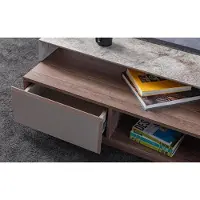 AEA Table basse Table de salon Table d'appoint Table de salon Gris