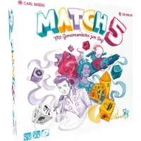 Synapses Games SG002 - Match 5 - Jeu de dés, pour 2 à 8 joueurs, à partir de 10 ans (édition allemande) (Allemand, 2 - 8 Joueur)