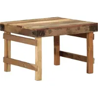 Prolenta Maison Exclusive - Table basse marron, 60 x 55 x 40 cm, en bois massif recyclé
