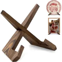 Sonstiges ANBOXIT Présentoir d'assiettes 6.5 pouces en bois Cadre photo Décoration Présentoir 1 pièce