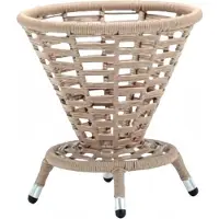 AEA Table basse Beige Meubles de luxe Patio Design Rotin Rond Moderne Meubles haut de gamme