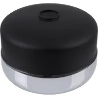 Light11 HOME Abat-jour Oslo Chrome Vase 25 cm – abat-jour en verre élégant pour un éclairage intérieur moderne