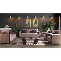 JV Möbel Sofagarnitur Sessel Textil Sofa Luxus Komplett Luxus JVmoebel