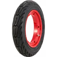 Sip Performer 10 Tubeless Roues Aluminium Rouge Homologué jusqu'à 150 km/h KBA 51612