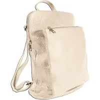 Toscanto Sac à dos de ville zippé beige cuir ORTM103RI