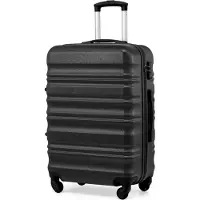 Sonstiges COOLIFE Valise rigide Trolley avec serrure TSA, taille moyenne, noir