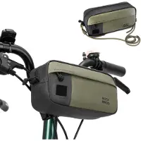 RockBros Sacoche de vélo Sacoche de guidon ultralégère avec bandoulière 2-en-1 Sacoche d'épaule pour vélo 1,5L