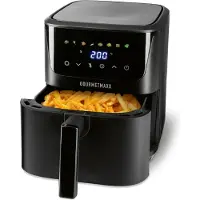 DS Produkte Friteuse à air chaud GOURMETmaxx 6,5 L | 1600 W | 80 - 200 °C | Écran tactile LED numérique et minuterie | Noir *Produit de seconde main*