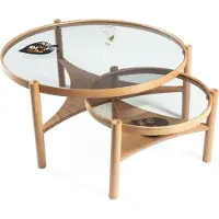 AEA Salon Set 2 pcs. Rond 2x Tables basses Moderne Designer Aménagement Nouveau