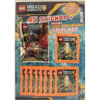 LEGO Nexo Knights - Autocollants à collectionner - 1 Multipack (9 sachets + minifigure )