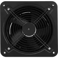 StarTech.com Hotte de cuisine industrielle - Ventilateur d'extraction mural/de plafond axial 30 cm - 107 W, 220 V - Débit d'air 2 677 m³/h - Métal, 5 pales - Noir