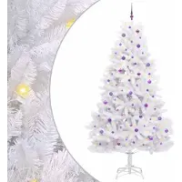 Syfax Sapin de Noël Artificiel à Branches Articulées Blanc 270 cm