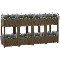 Prolenta Maison Exclusive - Potager surélevé 160 x 40 x 71 cm en polypropylène