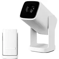 Wanbo Projecteur Cube 1, 720p, 200 lumens ISO, Android TV 11, blanc