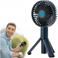 HS Handcolio Ventilateur portable avec support pliant pour usage personnel