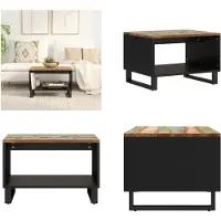 vidaXL Table basse 60x50x40 cm Vieux bois massif - Table basse - Tables basses - Table d'appoint - Table de salon