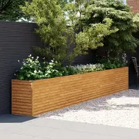 Prolenta Maison Exclusive - Potager surélevé 482 x 50 x 69 cm en acier Corten