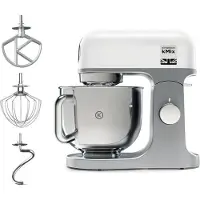 Kenwood Robot pâtissier kMix KMX750WH, Blanc, 1000 W, Bol Inox 5 L