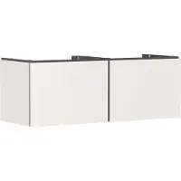 Hansgrohe Xilesa E meuble sous lavabo, 2 tiroirs, pour console découpe au centre, 1375x550x500mm, 54268780