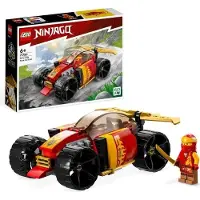 LEGO Voiture de Course NINJAGO Kai Évolution, Jouet 2-en-1, avec Minifigurine Kai et 2 Katana Dorés, 71780